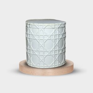 Embossed-Rattan-Candle