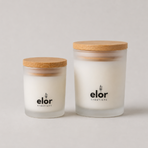 Frosted Glass Candles