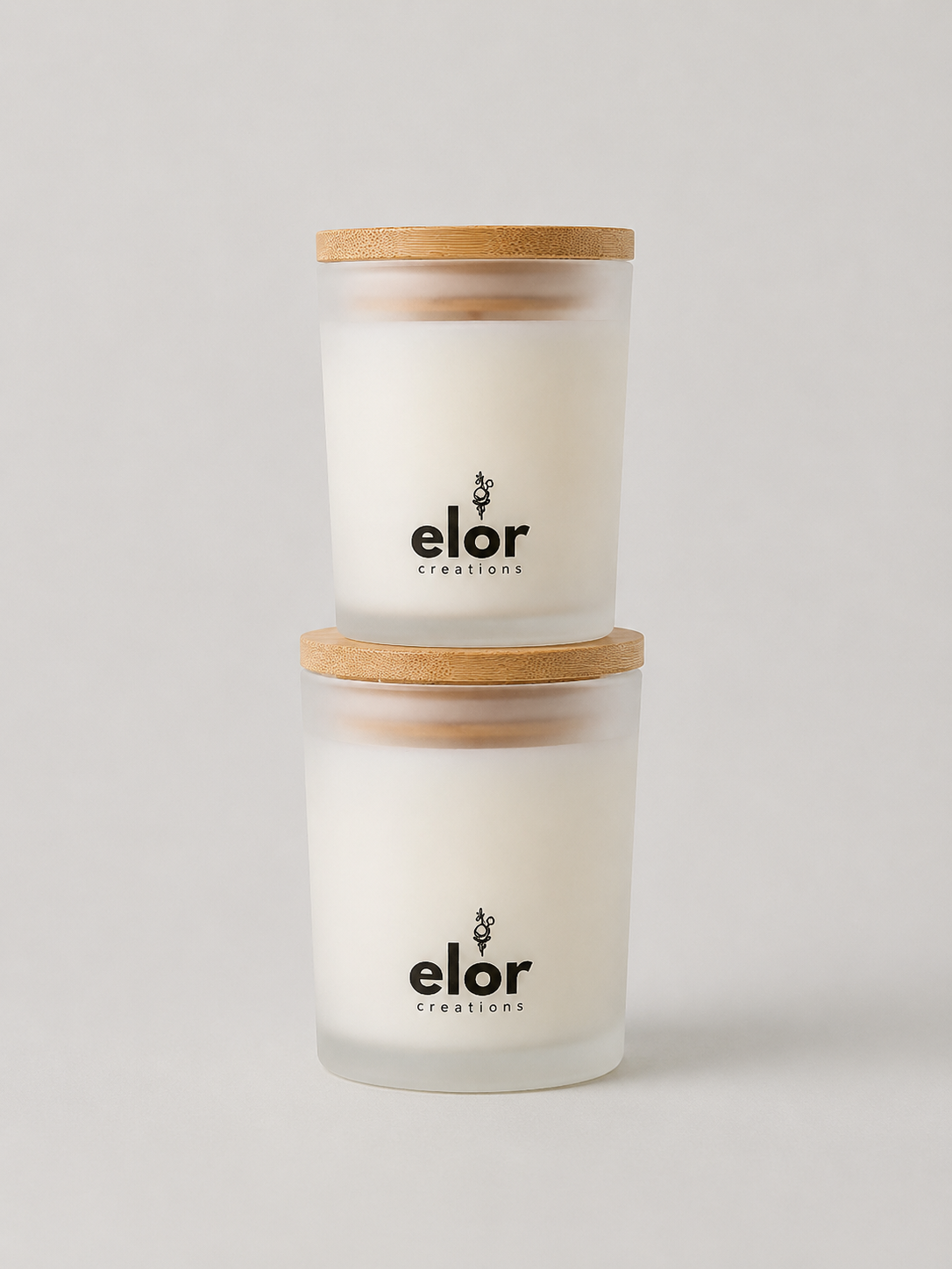 Frosted Glass Candles